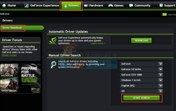 Исправлено: игру GeForce Experience нельзя оптимизировать.