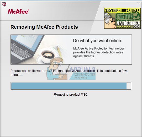 Как: удалить McAfee Livesafe