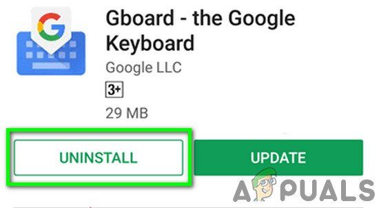 Исправлено: Gboard не работает