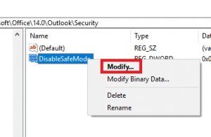 Как исправить Outlook «2007, 2010, 2013, 2016», запускающийся в безопасном режиме