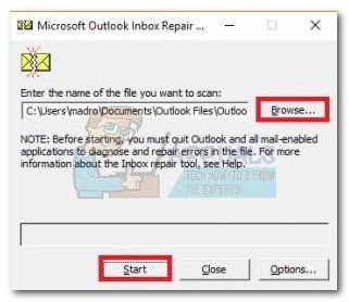 Исправлено: Outlook зависает при загрузке профиля «2010, 2013 и 2016»