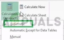 Исправлено: формулы Excel не обновляются