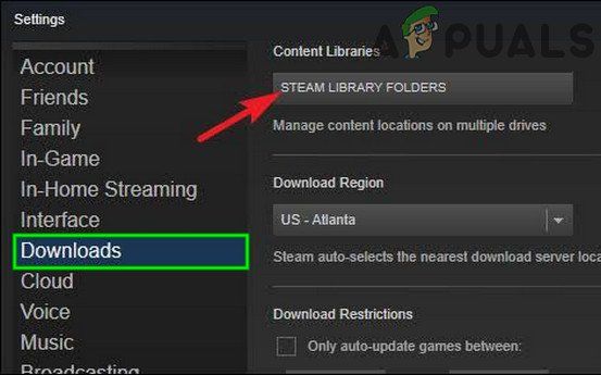 Исправлено: ошибка записи на Steam Disk