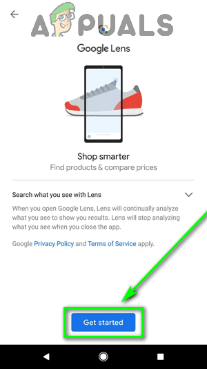 Исправлено: Google Lens не работает