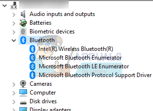 Исправлено: Bluetooth отсутствует и исчез в Windows 10