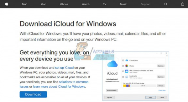 Как удалить iCloud в Windows 10