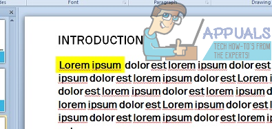 Как выделить текст в PowerPoint